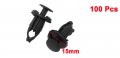 Uxcell 100 Pcs Auto Car Door Fender 6mm Hole Push In Plastic Rivets Clips