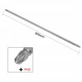 Uxcell Ph2 Magnetic Phillips Double Head Screwdriver Bits 1 4 Inch Hex Shank 11 81-inch Length S2 Power Tool