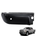 Left Rear Bumper End Cap Black Replacement For F250 F350 2008 2009 2010 2011 2012 2013 2014 2015 2016 With Parking Aid Sensor 