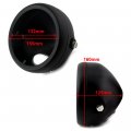 5 75 Inch Retro Motorcycle Headlights Housing Bucket Side Mounting Motorcyle Motorbikes Metric Bikes Cruisers Choppers