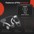 A-premium 10pcs Engine Timing Chain Kit W Tensioner More Fits Dohc 4cyl 2 9l 5cyl 3 7l Compatible With Chevrolet Colorado 07-12