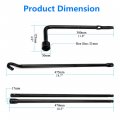 Labwork Spare Tire Jack Handle Wheel Lug Wrench W Bag For Replacement 2005-2013 Toyota Tacoma