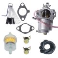 Aumel Carburetor With Fuel Filter Line Clamp Cleaner Tool Kit For Kawasaki Fb460v 4 Stroke Engine 15003-2796 15003-2777