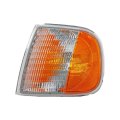 Front Driver Side Marker Light Ford Expedition And F150 1997 To 2003 Clear Amber Lens Plastic 12v Replacement For F75z13201ac 
