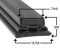Passl A 26-3-8x73-1-16 Door Gasket Size 26 X 63 Ardco Seal For Cooler Or Freezer A Compatible With Refrigeration