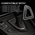 Carbon Fiber Gear Shift Cover Frame Trim Sticker For Bmw 1 Series F20 F21 2012 2013 2014 2015 2016 2017 2018 Abs Plastic