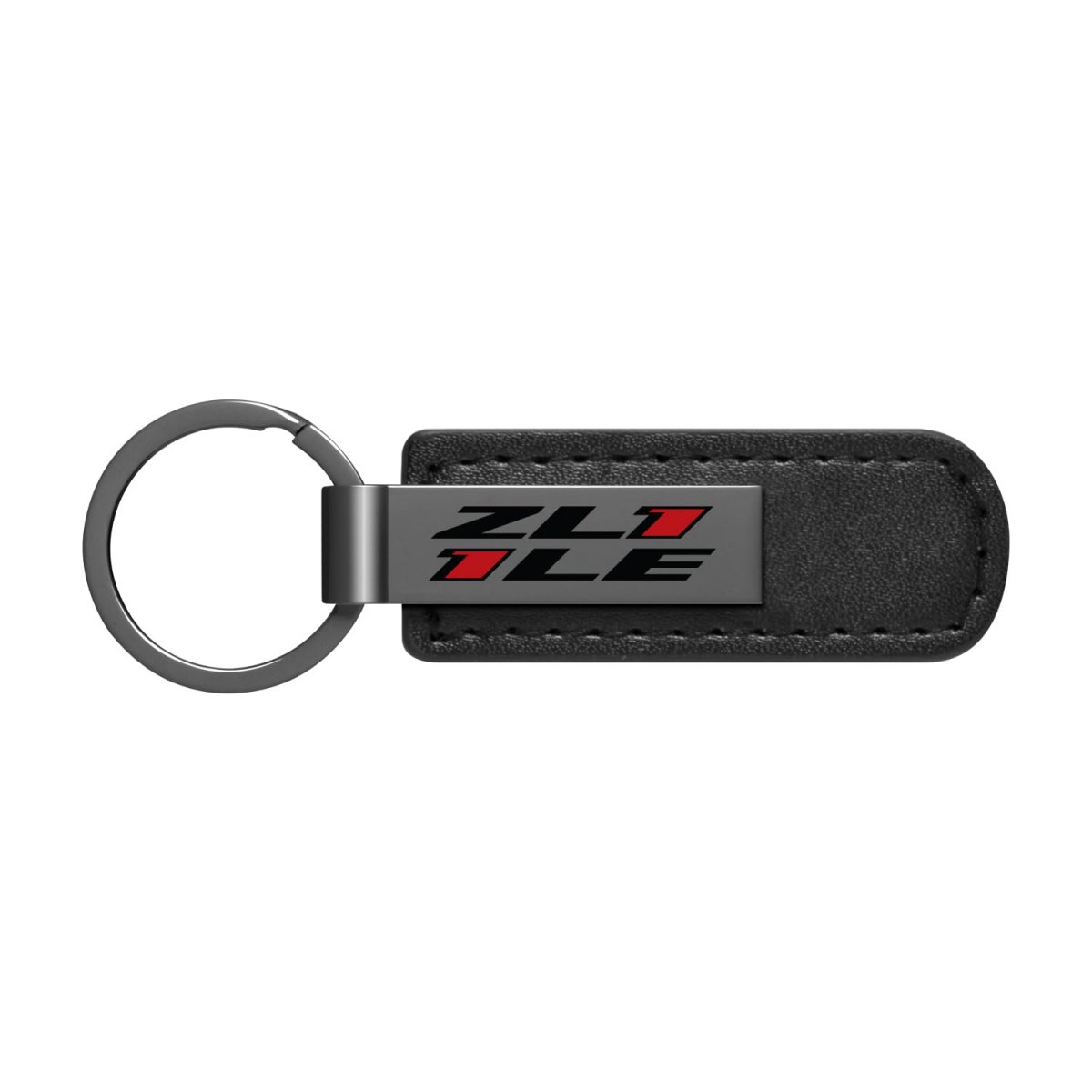 Jeep Grill Logo Gunmetal Black Metal Plate Pu Leather Strap Key Chain Keychain Official Licensed