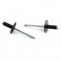 Hj Garden 60pcs 3 16x1 2 Inch 4 8xmm Large Flange Aluminum Blind Rivet Self-plugging Open End Decorating Fastener Nails Pop 