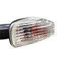 Yecnecty For Kawasaki Ninja Zx-6r 1000 Kle 500 650 Versys Z750s Klr 1 Pair White Lens Motorcycle Turn Signal Light Front Rear