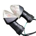 Yecnecty For Kawasaki Ninja Zx-6r 1000 Kle 500 650 Versys Z750s Klr 1 Pair White Lens Motorcycle Turn Signal Light Front Rear