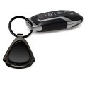 Jeep Gladiator Black Dome Gunmetal Metal Teardrop Key Chain