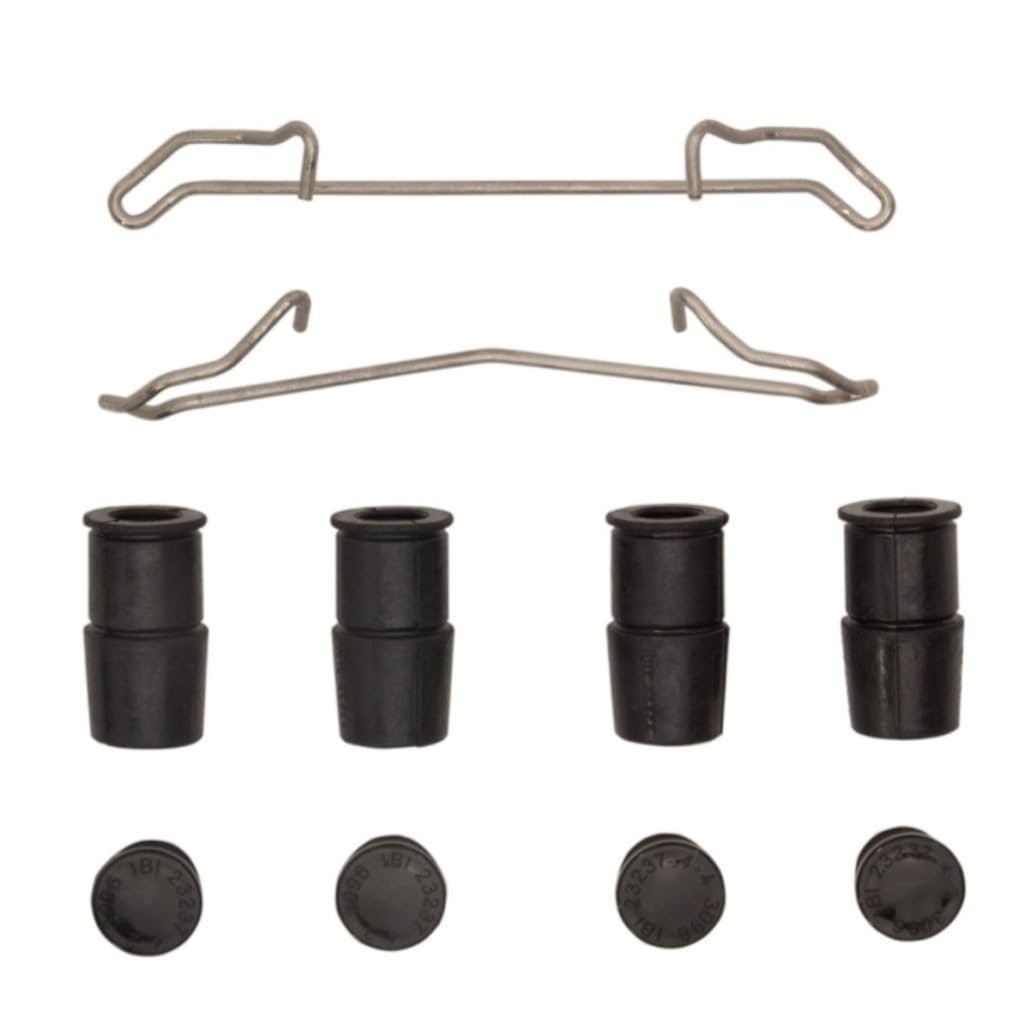 Disc Brake Hardware Set For Kia Spectra 2000 Front Position Alx-pau-df-340-07003-cla5 Black Standard Replacement Part