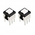 5 8x5 8x7 5mm Pcb Dip Mounting Tact Tactile Push Button Switch Self Lock 6 Pin 16pcs 