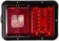 Bargman 47-84-808 Horizontal Mount Taillight Red 