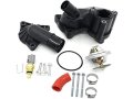 Engine Coolant Thermostat And Housing Assembly Kit For 2005-2010 Ford Mustang 4 0l V6 With One Hole Sensor 