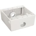 Morris 36212 2-gangs 3-outlets Weatherproof Box 