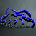 G-plus Silicone Radiator Coolant Hose Pipe Kit Clamps Compatible With 1991-1994 Honda Acura Integra Db6 Db8 Dc2 B18c B18c1 Blue