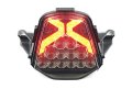 Integrated Sequential Led Tail Lights Smoke Lens For Honda Cbr500r Cb500f 2024-2026 