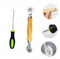 Jojofuny 2pcs Screen Replacement Tool Rollings Window Retainer Spline Door Hotfix Tool Metal Carbon Steel Sand