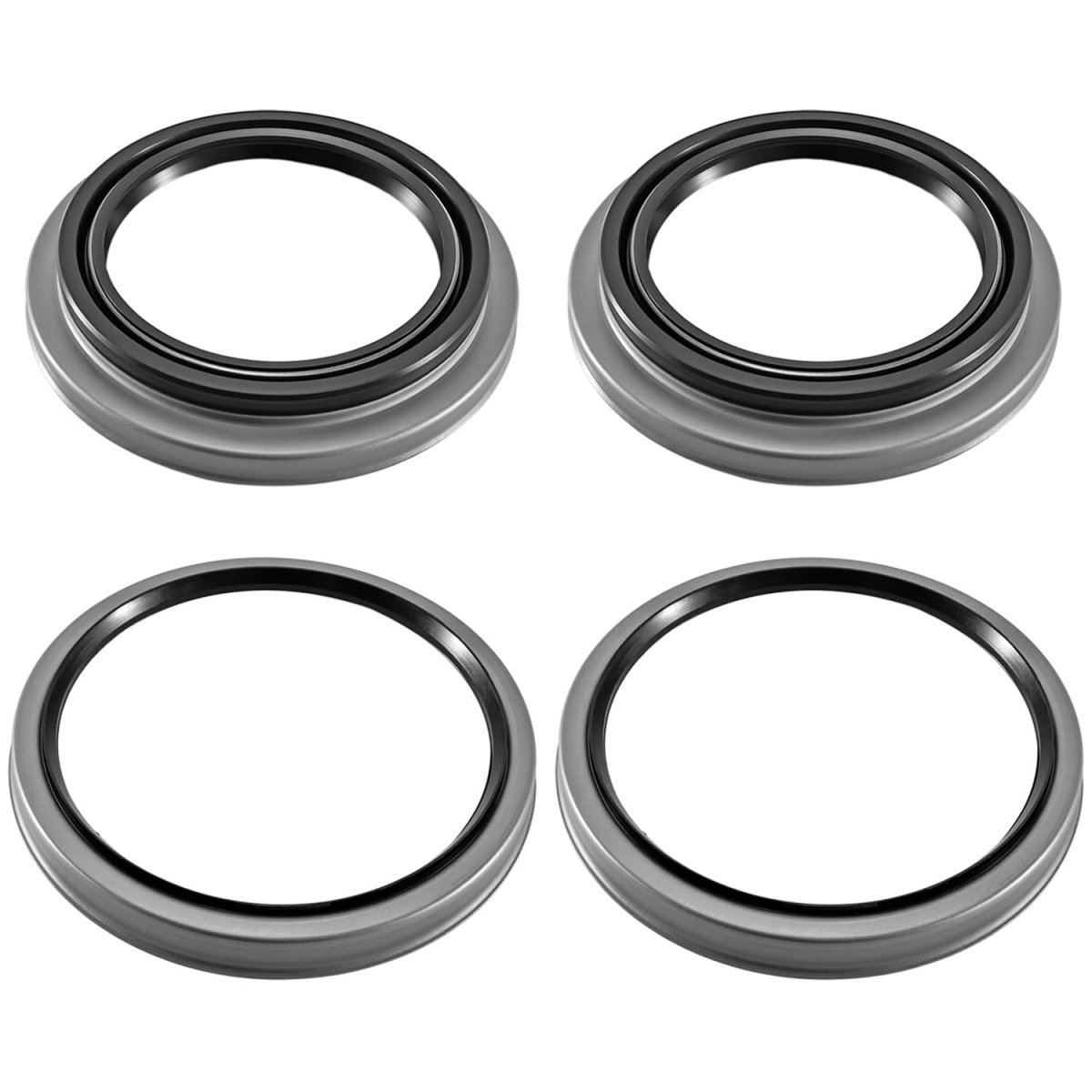 Qnbes 4pcs Front Wheel Seal Left And Right Fit For Toyota Tacoma Pre Runner 4wd Tundra 4runner 1995-2006 Driver Passenger Side