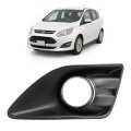 Hecasa Left Fog Light Bezel For 2013-2018d C-max Replacement For Dm5z17b814b Fo1038126 Front Bumper Lamp Trim Cover Chrome 