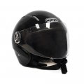 Mmg Helmets Open Face Pilot Style Integrated Flip Up Visor Dot Model 28 Medium Shiny Black 