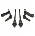 Partsw 6 Pc Steering Kit Inner Outer Tie Rod Ends Idler Arm Pitman With 3 Grooves Fits Chevrolet Avalanche Silverado 