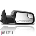 Gm1321477 Factory Style Passenger Right Side Mirror Manual Folding Power Adjust Heated Glass Blind Spot Compatible With Chevy