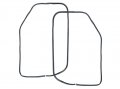 Auto Krafters Compatible Replacement For Door Weatherstrip Lh Rh Rubber Seal Pair 1973-79 F-series F-100 F-250 F-350 Pickup 