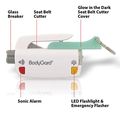 Swiss Tech 5-in-1 Bodygard Multi-function Automobile Emergency Tools White 