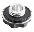 Vms Racing Silver Oil Cap With Powered By K20z3 Emblem In Cnc Machined Billet Aluminum Compatible Honda Civic Si Acura Csx Type