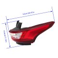 Driver Passenger Side Tail Light Assembly Red Replacement For Traverse 2018-2020 Left Right Lamps 84990362 84618032