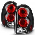 Acanii For 1996-2000 Dodge Caravan Town Country Voyager 98-03 Durango Black Tail Lights Brake Lamps Left Right