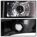 Acanii For 1996-2000 Dodge Caravan Town Country Voyager 98-03 Durango Black Tail Lights Brake Lamps Left Right
