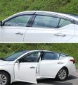 Vesul Compatible With Nissan Altima 2019 2020 2021 2022 2023 Tape Clip On Rain Guard Window Deflector Vent Visor Shield Cover