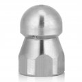 Stainless Steel High Pressure Washer Nozzle Soild Durable Sewer Easy To Install Fittings For Home 