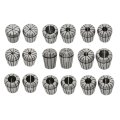 Er32 Collet Chuck Set 18 Pack 3 In To 25 32 For Cnc Workholding Engraving And Milling Lathe Tools With Storage Case