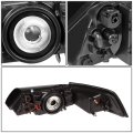 Led Drl L-bar Smoked Housing Amber Corner Projector Headlight Lamps Tool Kit Compatible With Ford Mustang 99-04