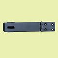 Door Latch Lock 3 In Black Iron Hasp For Cabinets Doors And Gates Antique Style With Mounting Hardware Pack Of 1 