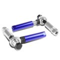 Ford Mustang 4th Gen Sn-95 Adjustable Aluminum Front Bump Steer Adjuster Kit Blue 