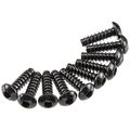 Axial Axa435 Hex Tap Button Head 10-piece M3x10mm Black 