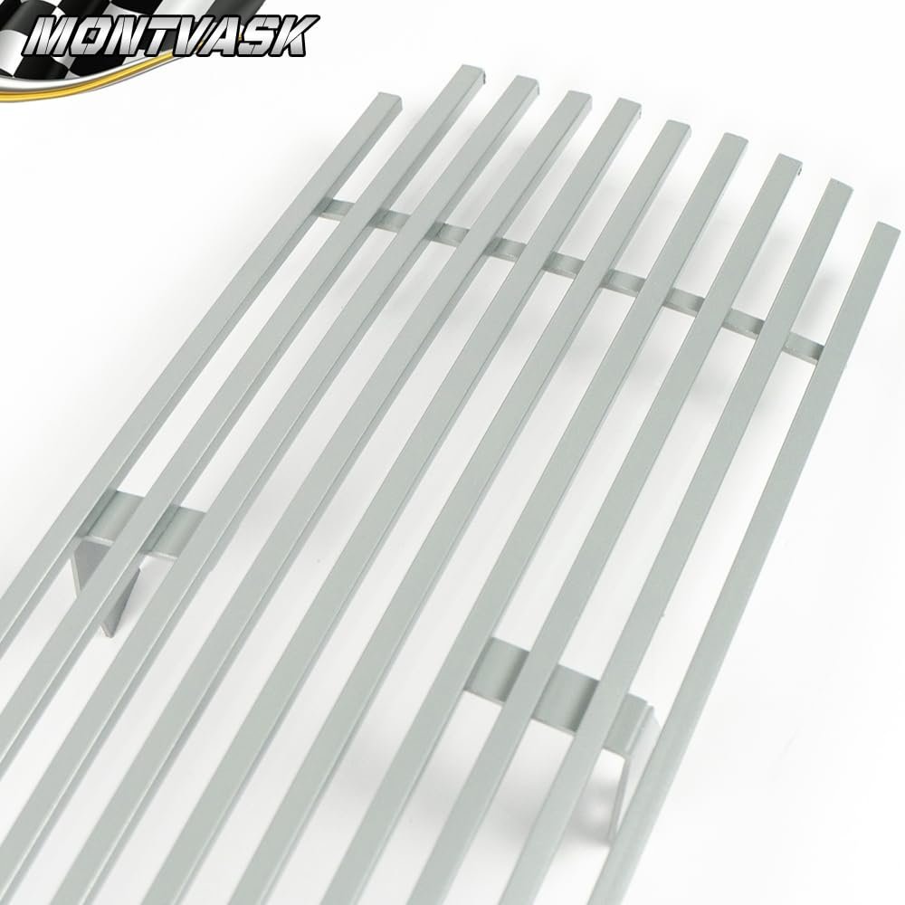 Front Upper Bumper Chrome Billet Grille For Nissan Maxima 2009-2014 Silver
