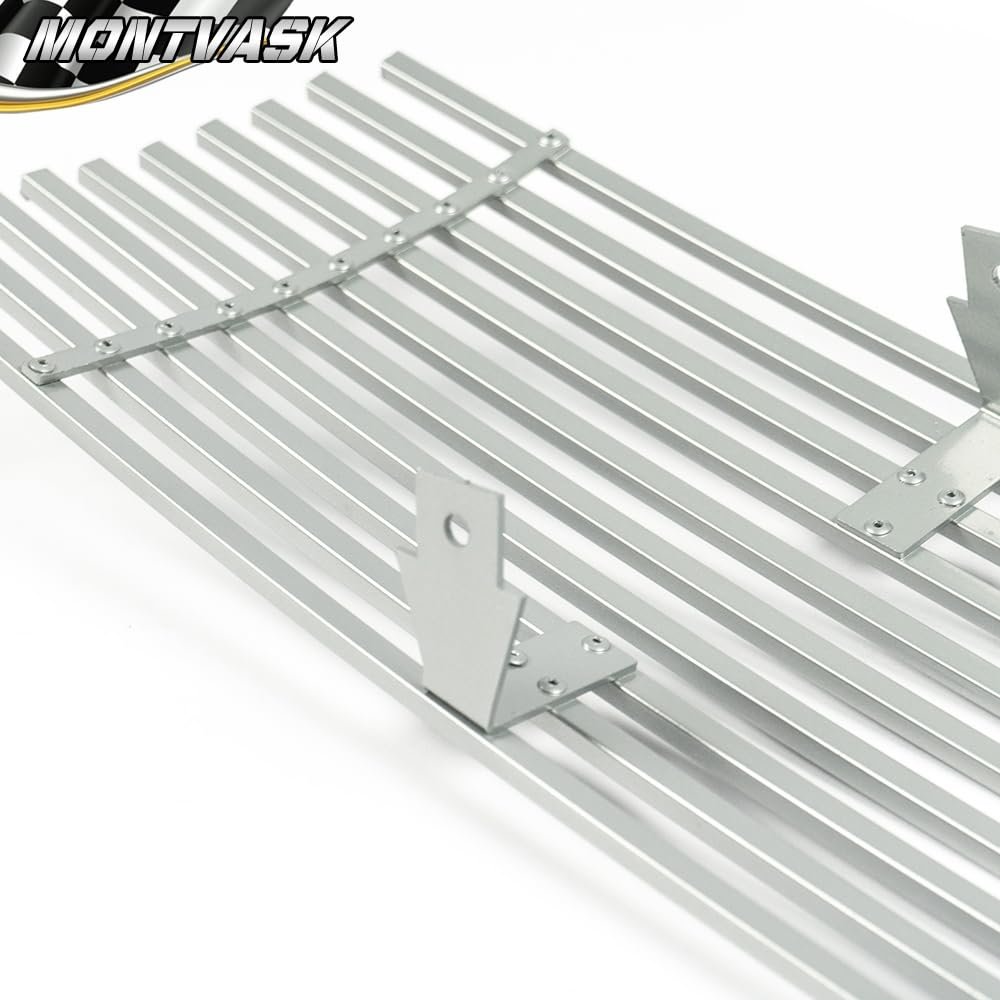 Front Upper Bumper Chrome Billet Grille For Nissan Maxima 2009-2014 Silver