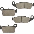 Caltric Front Rear Brake Pads Compatible With Kawasaki 450r Klx450r Klx-450r 2008 2009