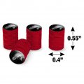 Rainbow Trout Illustration Valve Stem Caps For Tire Rim Wheel Aluminum Red