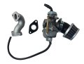 Atv Carburetor Pz20 Intake Manifold Air Filter Gasket Taotao Nst Sunl Kazuma Baja 50cc 70cc 90cc 110cc 125cc