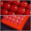 Auto Dynasty 2pcs Red 3d Led Bar Rear Tail Lights Brake Lamps Compatible With Dodge Ram 1500 2500 3500 09-17 Driver And
