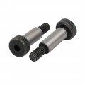 Uxcell 5pcs 40cr Steel Shoulder Bolt 8mm Dia 20mm Length M6x12mm Thread