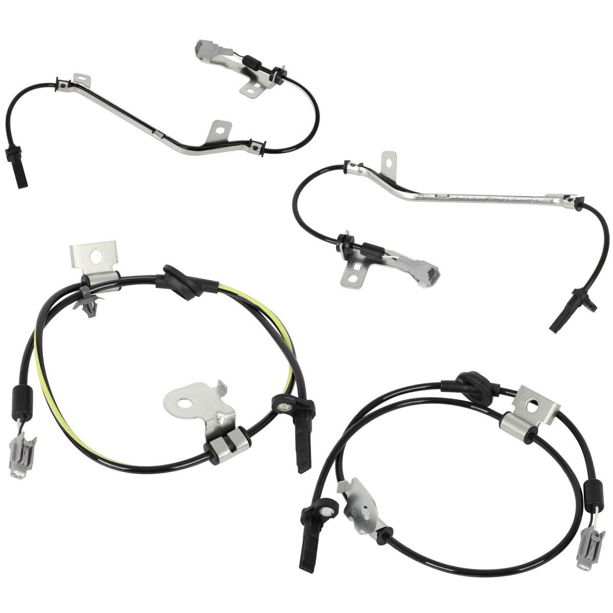 Abs Wheel Speed Sensor Compatible For Subaru Models Outback 07-09 Legacy 2 5l 3 0l Front And Rear Side 4-pc Set Replace