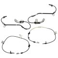 Abs Wheel Speed Sensor Compatible For Subaru Models Outback 07-09 Legacy 2 5l 3 0l Front And Rear Side 4-pc Set Replace